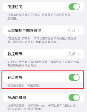 吐鲁番苹果授权维修站分享iPhone轻点无法唤醒怎么办